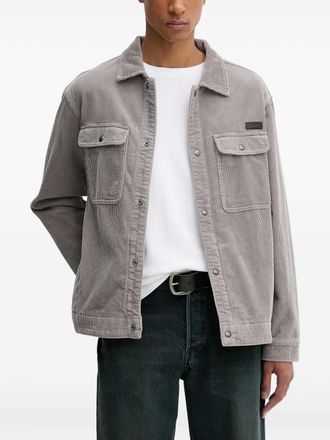 AllSaints Castleford corduroy shirt - Grey