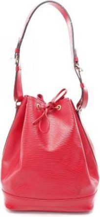Louis Vuitton Pre-owned Bucket Bags, female, Red, Size: ONE SIZE Pre-owned Leather louis-vuitton-bags