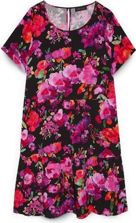 Fiorella Rubino Dames, Jurken, Veelkleurig, Maat: 7XL Viscose