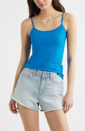 BP. Core Stretch Cotton Camisole in Blue Empire at Nordstrom, Size Xx-Large
