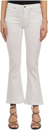 Dondup Flared Jeans - Dames - Flared Jeans - Wit - W28 - Jeans