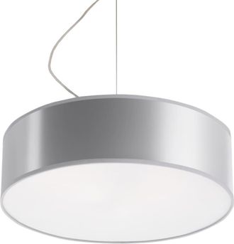 Sollux Lighting Lámpara de techo gris cloruro de polivinilo alt. 111 cm