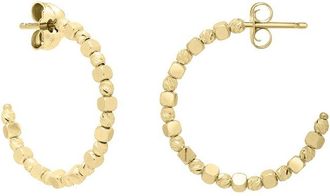 Italian Gold, Inc 14K Three Quarter Hoop Earrings