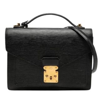 Louis Vuitton Pre-owned Monceau Epi 2way Bag - Dames - Pre-owned - Zwart - Maat: ONE Size Leer