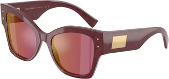 Dolce & Gabbana DG4478 3442D0 Womens Sunglasses Burgundy Size 53
