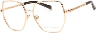 Philipp Plein Womens Vpp054s 57Mm Optical Frames