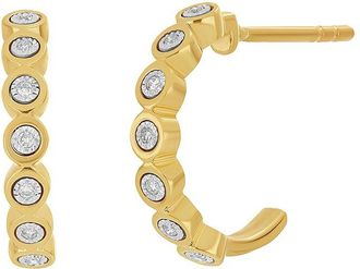 Carriere Jewelry 14K 0.04 Ct. Tw. Diamond Earrings