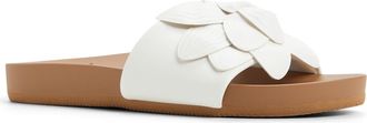 Roxy Flower Girl Slide Sandal in White at Nordstrom, Size 8