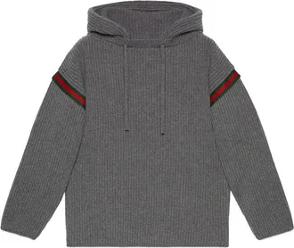 Gucci Gray Cashmere Mens Sweatshirt