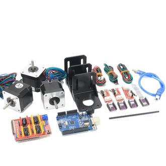 OEM Kit Cnc Para Impresora 3d, Motor Paso A Paso Nema 17, 3 Interruptores Mec&aacute;nicos, Placa De Protecci&oacute;n Cnc Grbl