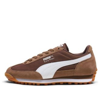 Puma (WMNS) PUMA Easy Rider Suede & Nylon Haute Coffee White Espresso Brown 400331-05