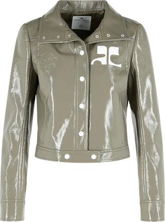 Courr&egrave;ges Reedition jack met logodetail - Grijs