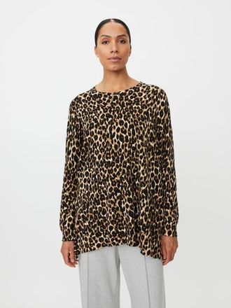 Masai MaFeluci Leopard Print Jumper in Incense at Nordstrom, Size Small