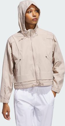 adidas adidas Performance Womens Beyond Full-Zip Hoodie - Brown - Size X-Large