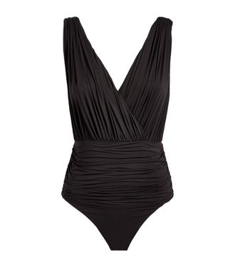 Marysia Swim Black Gadsen Maillot One-Piece Swimsuit Size S
