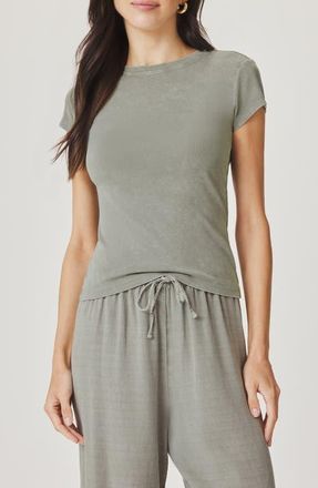 Splendid Josie Stretch Jersey T-Shirt in Eucalyptus Green at Nordstrom, Size X-Small