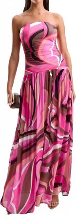 Cin Cin Mode Maxi Dress In Dolce Pink