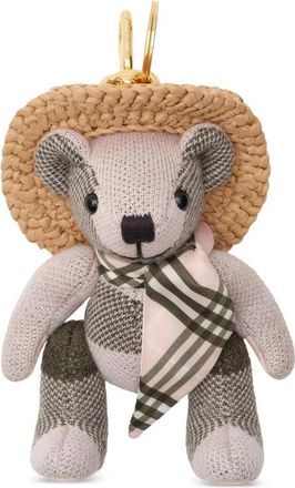 Burberry Thomas Bear Charm - Dames - Sleutelhangers & Tashangers - Veelkleurig - ONE Size - Wol - Accessoires