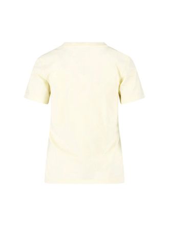 Maison Kitsun&eacute; Womens T-Shirts And Polos Yellow Cotton