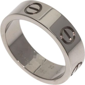 Cartier Love White Gold (18K) Band Ring (Pre-Owned)