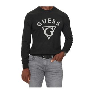 Guess Hombre, Jerseys, Negro, Talla: L