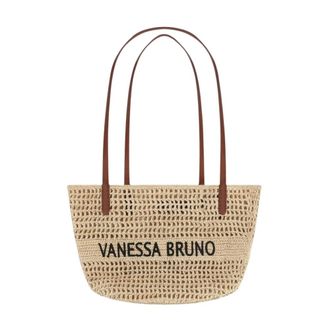 Vanessa Bruno Tote Bags, female, Beige, Size: ONE SIZE Tote Bags