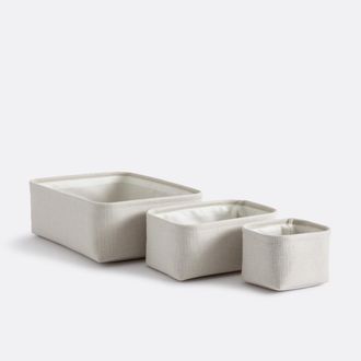 La Redoute Interieurs Set van 3 manden, Lihoa