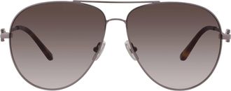 Ferragamo Grey Gradient Pilot Mens Sunglasses SF269S 069 61