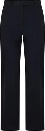 Max Mara Pantalones Anchos de Cintura Alta Umanita - Trousers - Mujer - Negro - 2XS