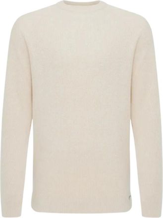 Gentiluomo Round LS - Heren - Truien - Beige - Maat: L