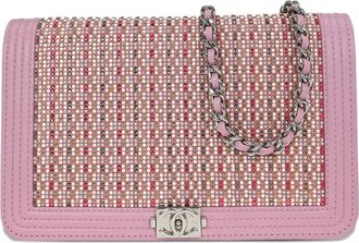 Chanel Borsa a spalla con strass 2017 - Rosa