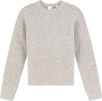 Aspesi Trui met ronde hals - Dames - Ronde hals truien - Grijs - L - Truien & Vesten