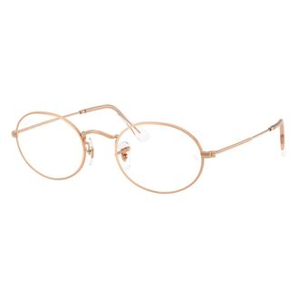 Ray-Ban Glasses, unisex, Orange, Size: 51 MM Optical Frame
