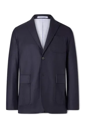 Beams Plus Wool-Blend Flannel Blazer