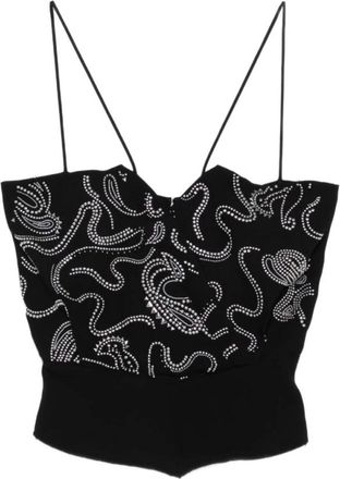 Iro Olympe Top - Dames - Tops zonder mouwen - Zwart - M - Polyester - Tops