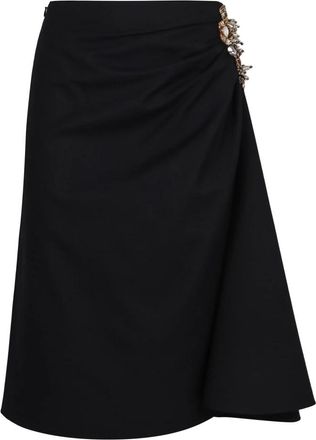 Dries Van Noten Rokken, Dames, Zwart, S, Skirts