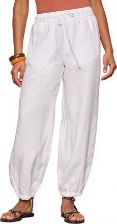 Sanctuary Melody Linen Balloon Pants In White