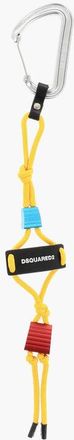 Dsquared2 Fabric Keyring with Carabiner Maxi size Unica