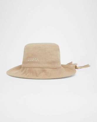 Isabel Marant Shaley Embroidered Bucket Hat
