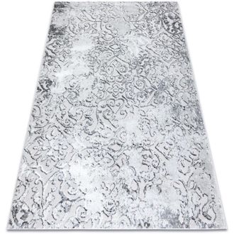 RugsX Tappeto mefe moderno 8724 Ornamento vintage - Structural due livelli di pile grigio grey 120x170 cm