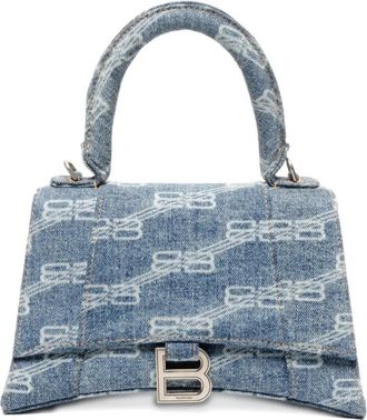 Balenciaga Borsa a spalla con monogramma 2010-2020 - Blu