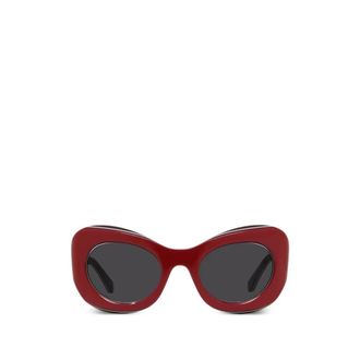 Loewe Signature Sunglasses - female - Loewe - Sunglasses - Red - 52 MM - Accessories