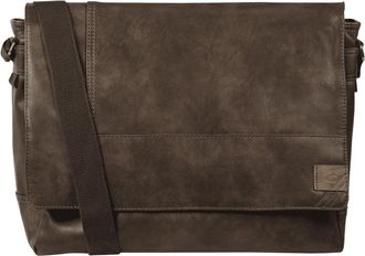 Camel Active Messenger Bag in Leder-Optik in Mittelbraun, Größe 1