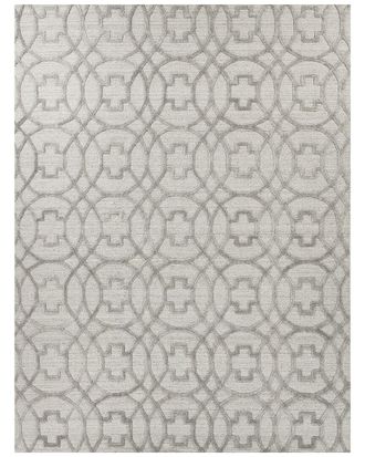 Exquisite Rugs Windsor Hand-Loomed New Zealand Wool & Bamboo Silk Light Area Rug