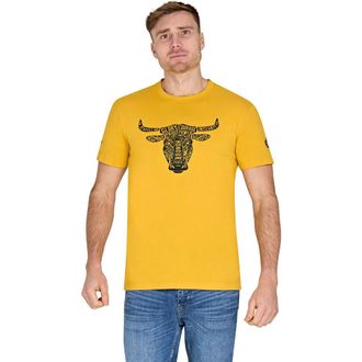Raging Bull YFC Word Bull Head T-Shirt in Yellow at Nordstrom, Size X-Large Big