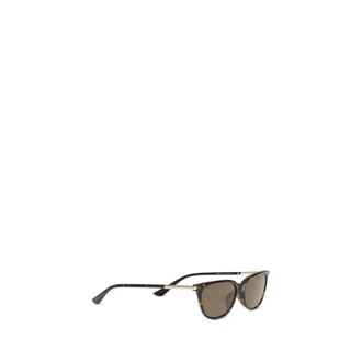 Alexander McQueen Womens Brown Acetate Sunglasses