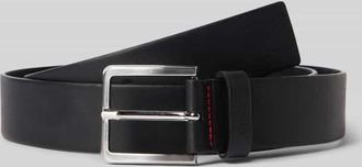 HUGO BOSS Lederg&uuml;rtel mit Dornschlie&szlig;e in Black, Gr&ouml;&szlig;e 100
