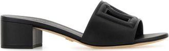 Dolce & Gabbana Black Logo Heels