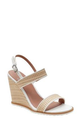 Linea Paolo Edith Wedge Sandal in Natural/eggshell at Nordstrom Rack, Size 9.5