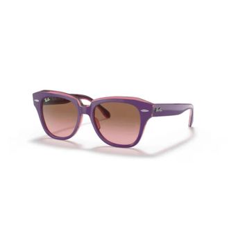 Ray-Ban Sunglasses, unisex, Purple, Size: 43 MM Sleek Sunglasses for Everyday Wear